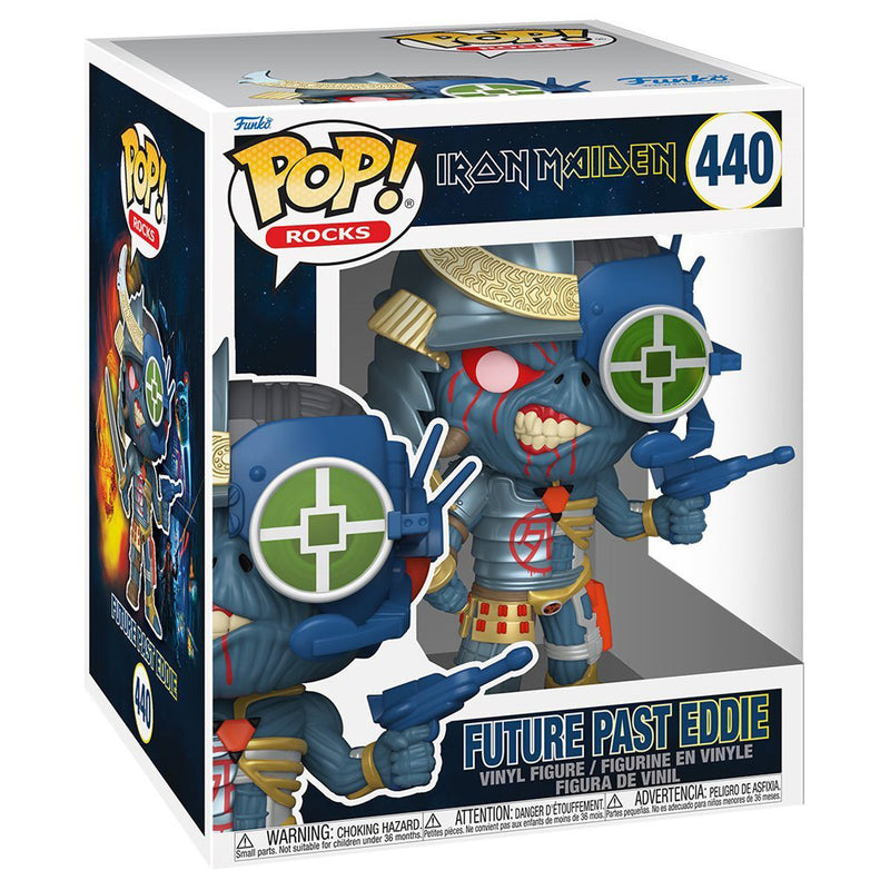 FUNKO POP ROCKS IRON MAIDEN SUPER SIZED 6" - FUTURE PAST EDDIE 440